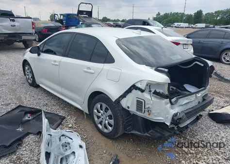 2020 Toyota Corolla Le z USA, uszkodzony, nr VIN JTDEPRAEXLJ062018